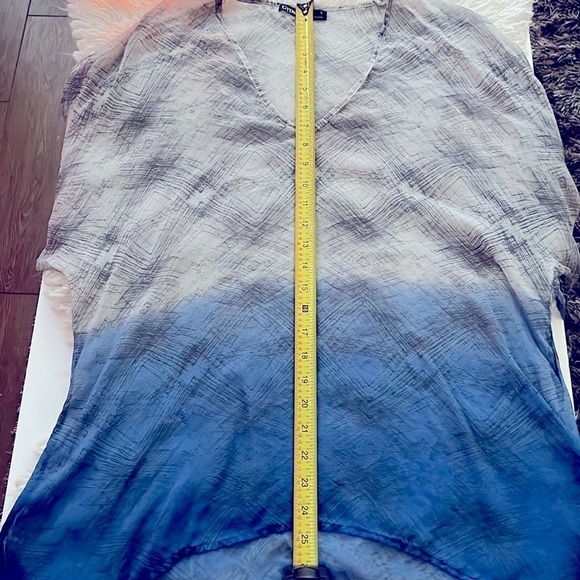 Gypsy 05 Gorgeous Silk Tie Dye Tunic Top, Swim Cover! Versatile & Sexy! … - Picture 12 of 13